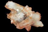 Natural, Red Quartz Crystal Cluster - Morocco #100998-1